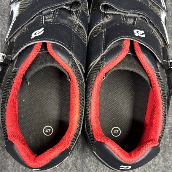 Peloton size 47 Men’s Black and Red Cycling Shoes - Picture 9 of 9